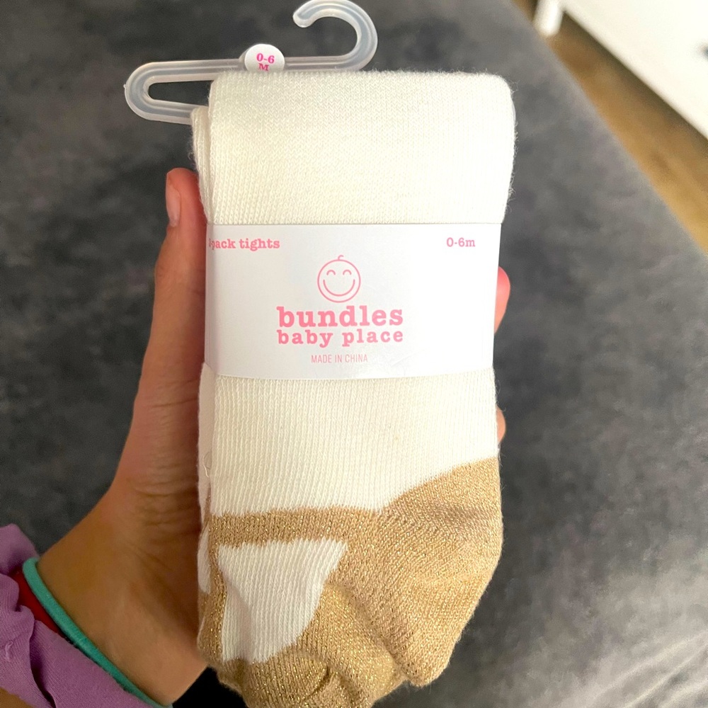 0-6 month stockings for a beautiful baby girl.